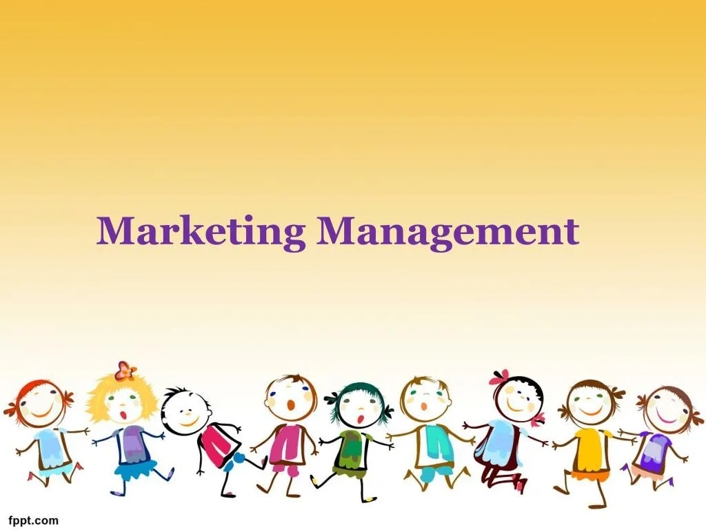 marketing management