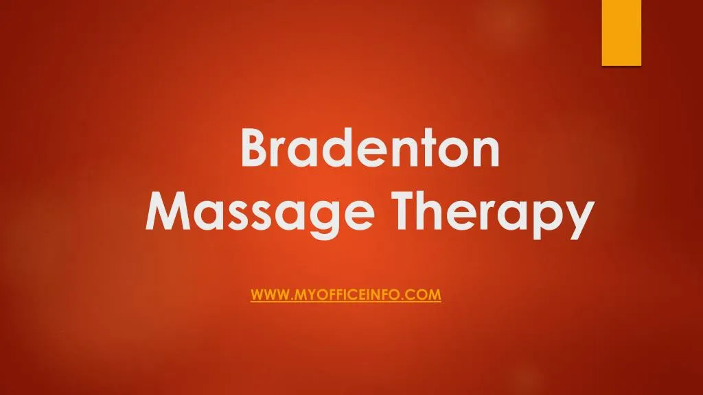 bradenton massage therapy