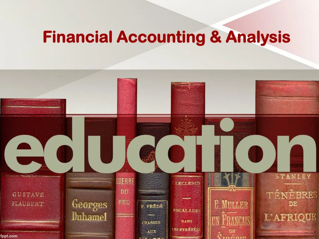 financial accounting analysis