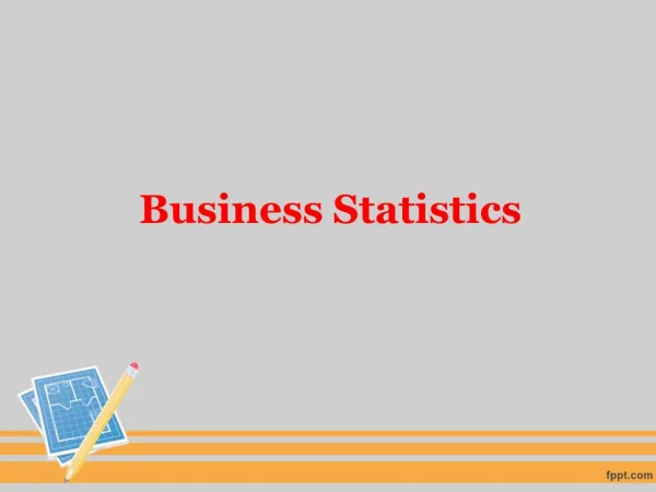 business statistics