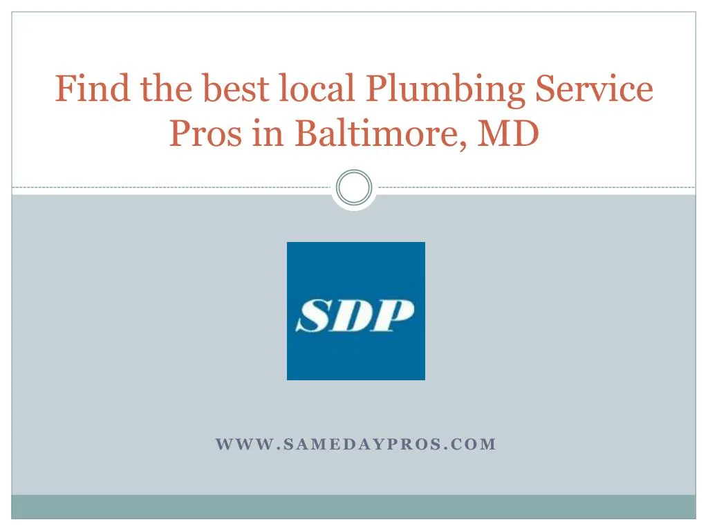 find the best local plumbing service pros in baltimore md