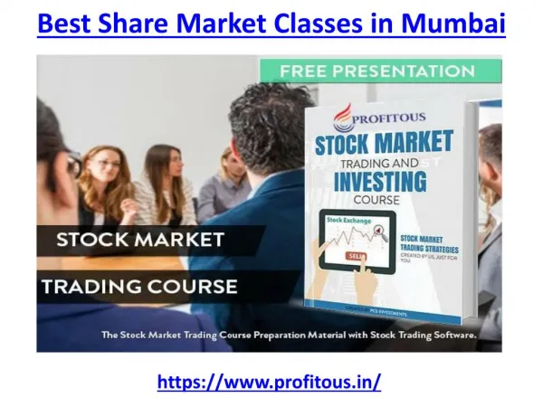 Find here the best share market classes in Mumbai