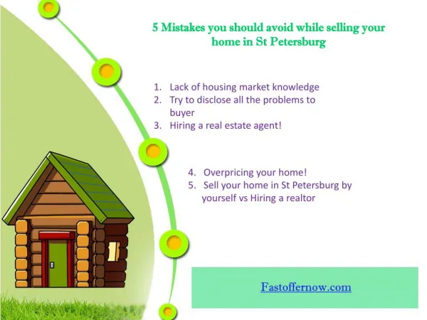 5 Mistakes you should avoid while selling your home in St Petersburg