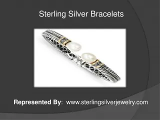 Sterling Silver Bracelets - slide 1