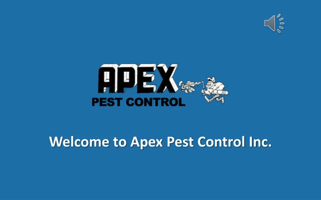 welcome to apex pest control inc