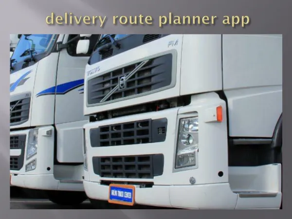 Get Best Delivery Route Planner App