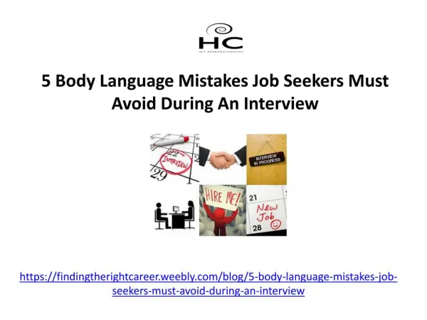 5 Body Language Mistakes Job Seekers Must Avoid During An Interview