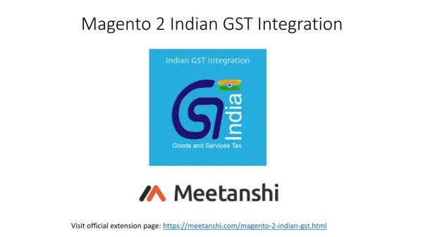 Magento 2 Indian GST Integration