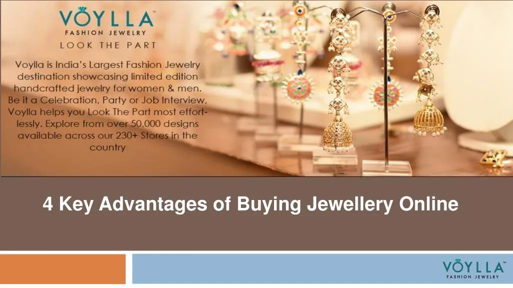 4 key advantages of buying jewellery online