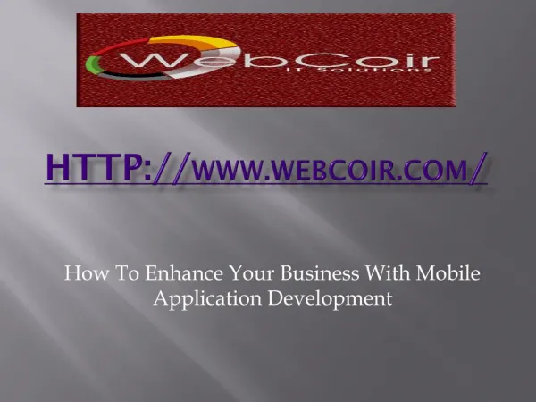 How To Enhance Your Business With Mobile Application Development