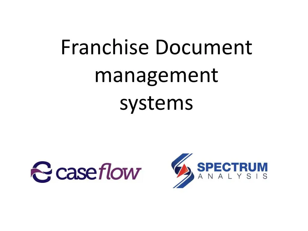 franchise document management systems