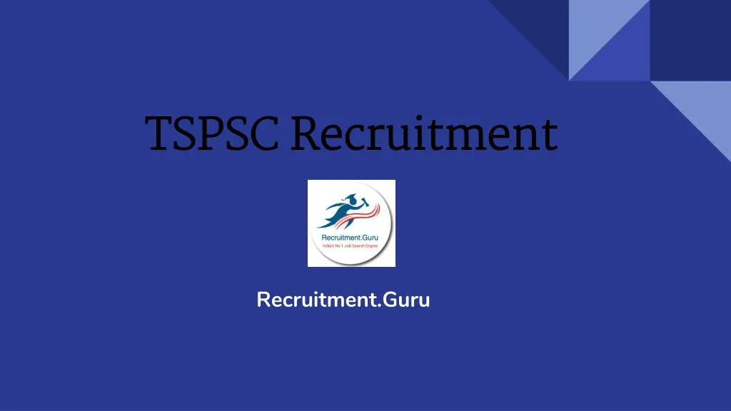 tspsc recruitment