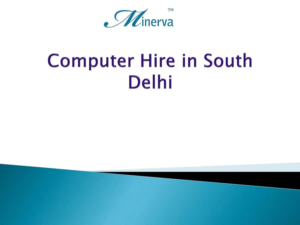 computer hire in south delhi
