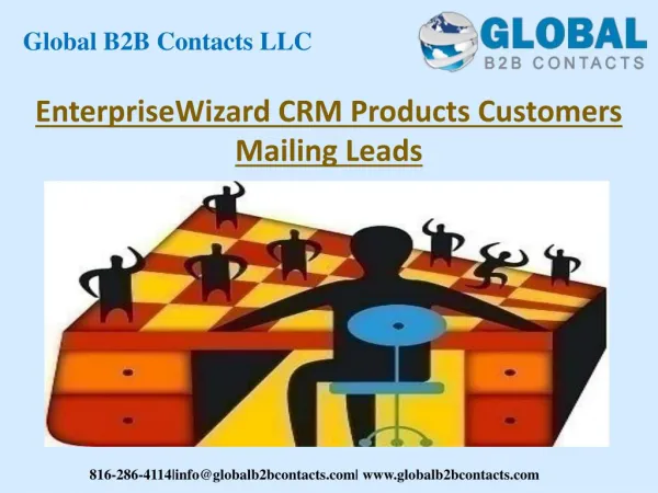 EnterpriseWizard CRM products customers mailing leads