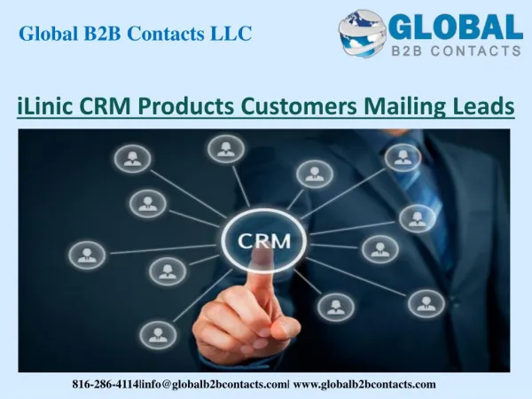 iLinic CRM products customers mailing leads