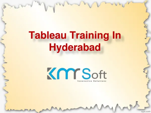Tableau Training In Hyderabad, Tableau Training Institutes in Hyderabad, Tableau Online Training In Hyderabad – KMRsof