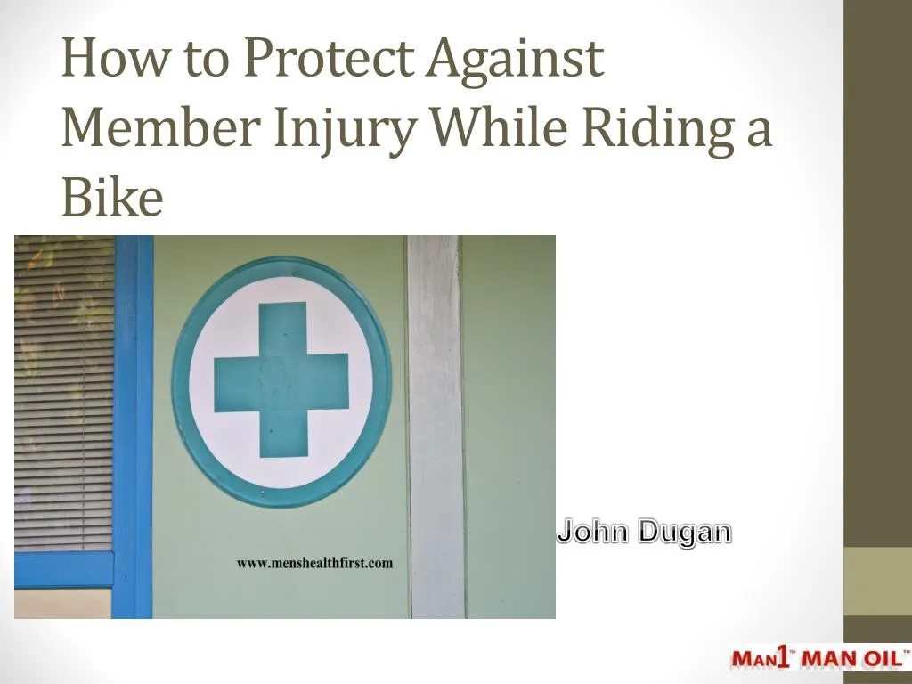 how to protect against member injury while riding a bike