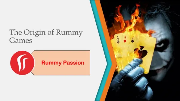 The Origin of Rummy Games | Rummy Passion