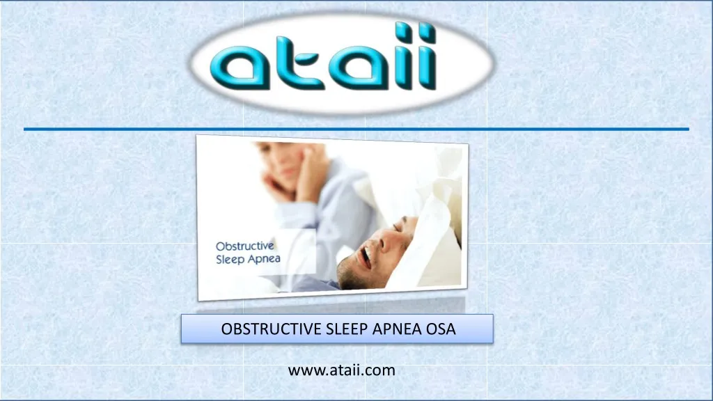 obstructive sleep apnea osa
