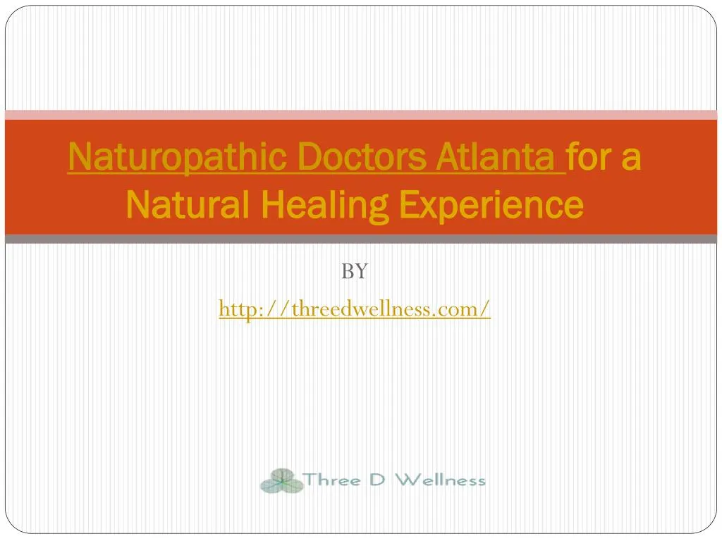 naturopathic doctors atlanta for a natural healing experience