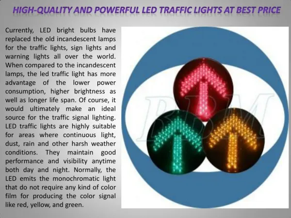 High-Quality And Powerful LED Traffic Lights At Best Price
