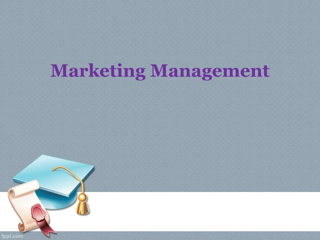 marketing management