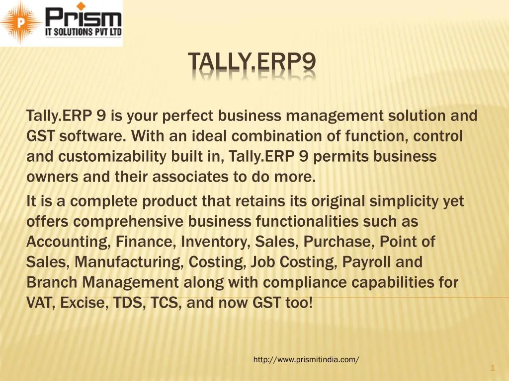 tally erp9