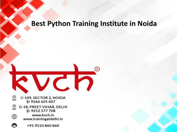 best Python training institute in noida