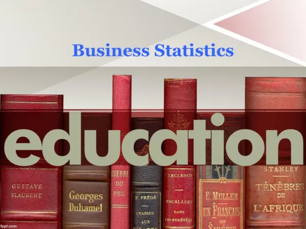 business statistics