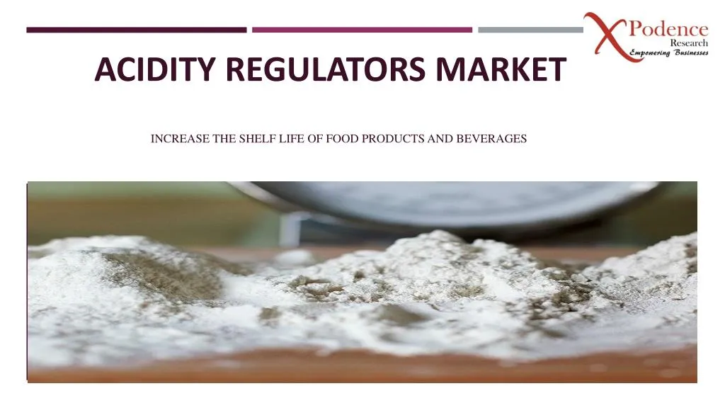 acidity regulators market