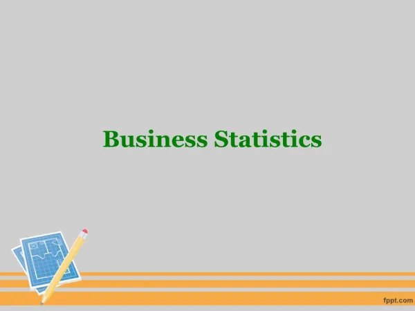 business statistics