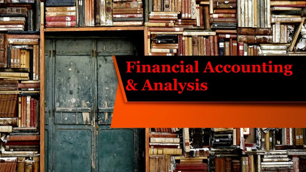 financial accounting analysis