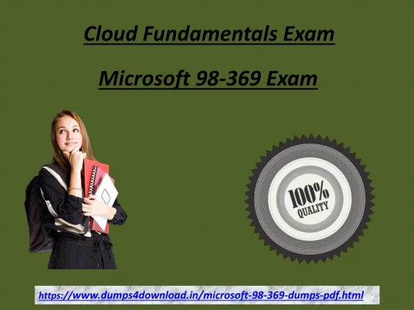 Microsoft Free 98-369 Exam Dumps PDF File