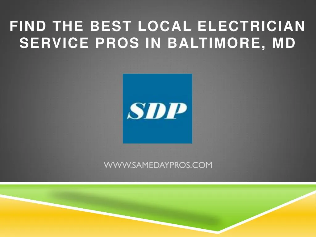 find the best local electrician service pros in baltimore md