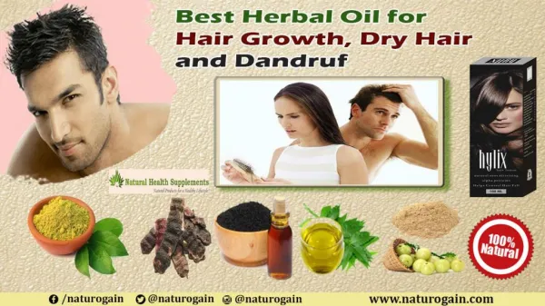 Best Herbal Oil for Hair Growth, Dry Hair and Dandruff