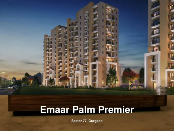 Emaar Palm Premier - Emaar Palm Premier Gurgaon