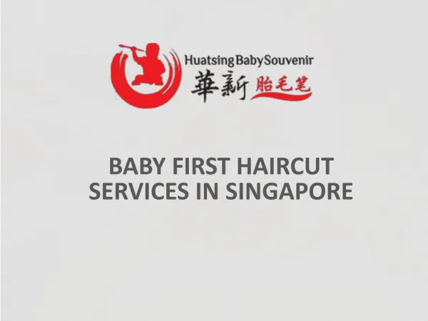 First Haircut of Your Newly Born Baby