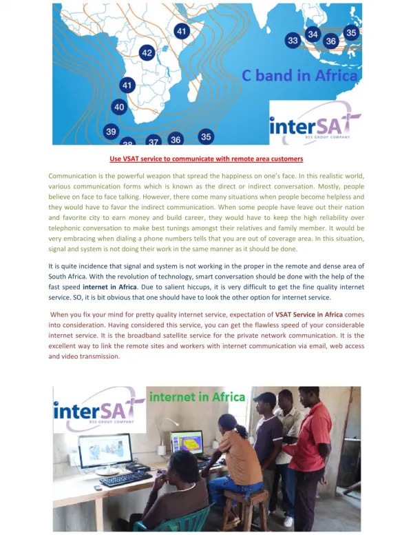 C band in Africa