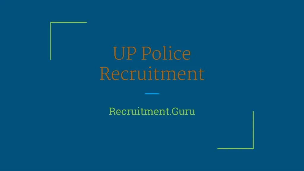 up police recruitment