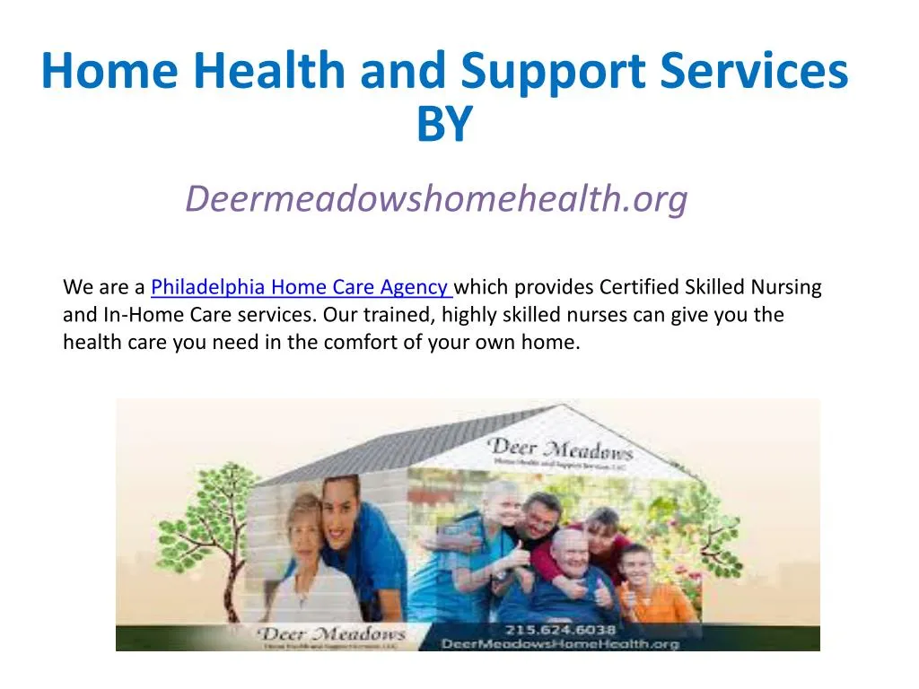 home health and support services