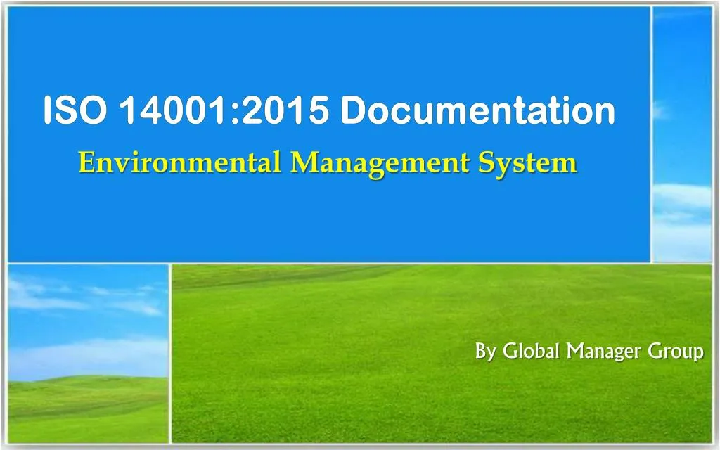 iso 14001 2015 documentation