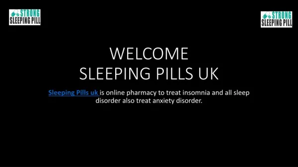 Chronic Insomnia, Buy Sleeping Tablets Online in the UK