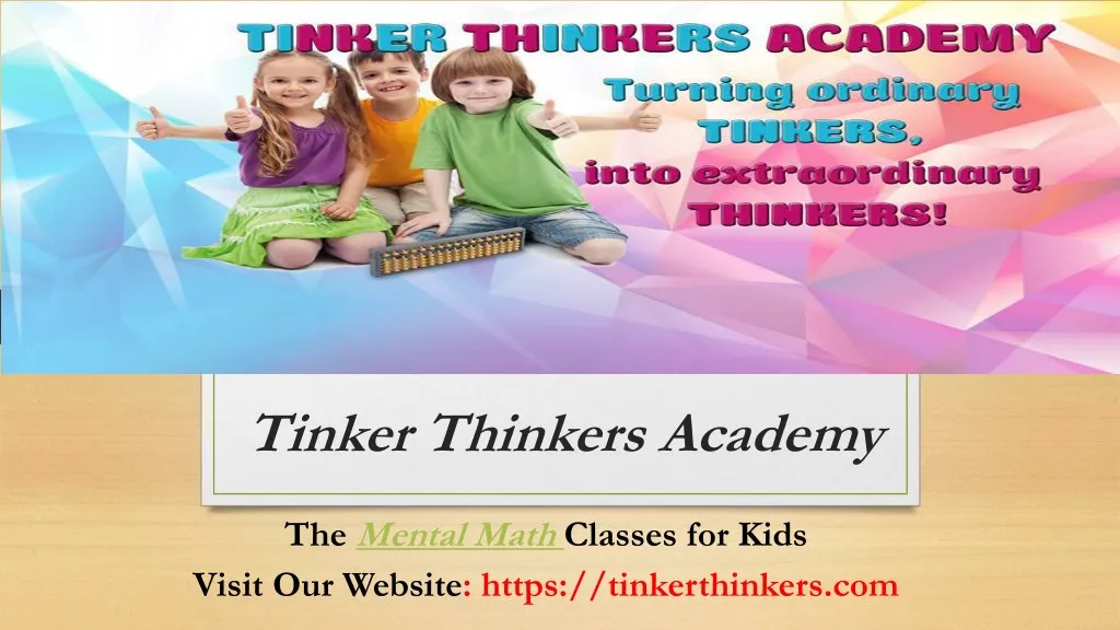 tinker thinkers academy