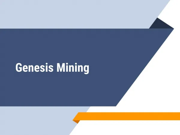 Genesis Mining | Hash To Mine