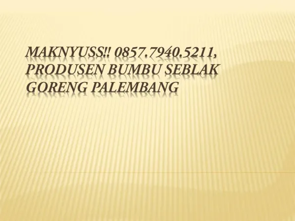 Maknyuss!! 0857.7940.5211, Jual Bumbu Seblak Basah Cilegon