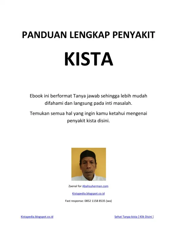 PANDUAN LENGKAP PENYAKIT KISTA - Kistapedia.blogspot.co.id