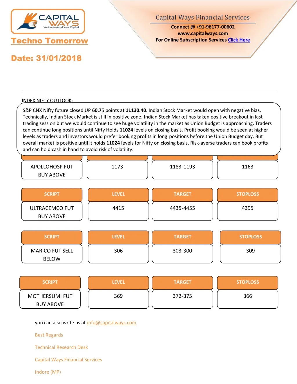 capital ways financial services