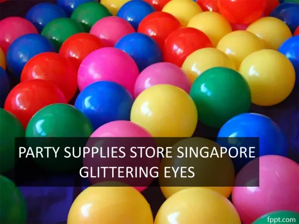 Unicorn Party Supply Store in Singapore at Glittering Eyes.