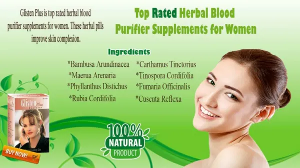 Top Rated Herbal Blood Purifier Supplements for Women
