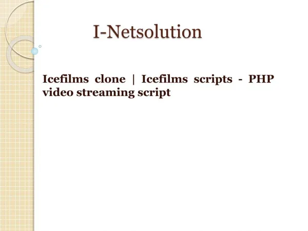 Icefilms clone | Icefilms scripts - PHP video streaming script